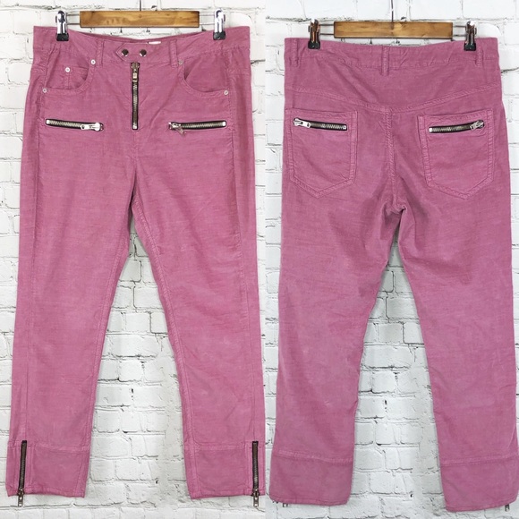 pink moto jeans